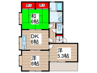 ハイツアネシスⅢの物件間取画像